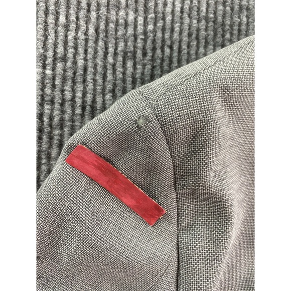 Brooks Brothers Sport Coat 40 R Gray Wool Solid Hopsack Reda Premium Designer - Picture 16 of 16